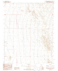 Senator Mountain SW Arizona Historical topographic map, 1:24000 scale, 7.5 X 7.5 Minute, Year 1989