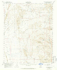 Senator Mountain Arizona Historical topographic map, 1:62500 scale, 15 X 15 Minute, Year 1960
