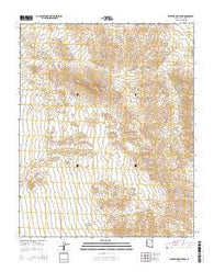 Senator Mountain Arizona Current topographic map, 1:24000 scale, 7.5 X 7.5 Minute, Year 2014