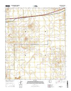 Sentinel Arizona Current topographic map, 1:24000 scale, 7.5 X 7.5 Minute, Year 2014