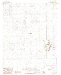 Sentinel SE Arizona Historical topographic map, 1:24000 scale, 7.5 X 7.5 Minute, Year 1986