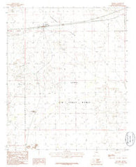 Sentinel Arizona Historical topographic map, 1:24000 scale, 7.5 X 7.5 Minute, Year 1986