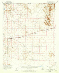Sentinel Arizona Historical topographic map, 1:62500 scale, 15 X 15 Minute, Year 1949