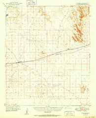 Sentinel Arizona Historical topographic map, 1:62500 scale, 15 X 15 Minute, Year 1950