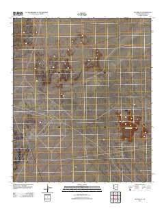 Sentinel SE Arizona Historical topographic map, 1:24000 scale, 7.5 X 7.5 Minute, Year 2011