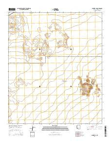 Sentinel SE Arizona Current topographic map, 1:24000 scale, 7.5 X 7.5 Minute, Year 2014