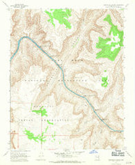 Separation Canyon Arizona Historical topographic map, 1:24000 scale, 7.5 X 7.5 Minute, Year 1967