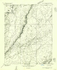Setsiltso Springs 2 NE Arizona Historical topographic map, 1:24000 scale, 7.5 X 7.5 Minute, Year 1952
