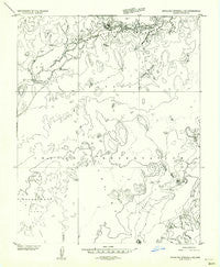 Setsiltso Springs 2 SE Arizona Historical topographic map, 1:24000 scale, 7.5 X 7.5 Minute, Year 1952