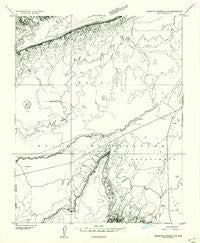 Setsiltso Springs 2 SW Arizona Historical topographic map, 1:24000 scale, 7.5 X 7.5 Minute, Year 1952