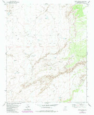Seven Springs Arizona Historical topographic map, 1:24000 scale, 7.5 X 7.5 Minute, Year 1979