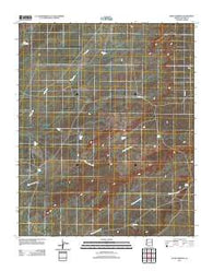 Seven Springs Arizona Historical topographic map, 1:24000 scale, 7.5 X 7.5 Minute, Year 2011
