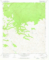 Sevenmile Mts. Arizona Historical topographic map, 1:24000 scale, 7.5 X 7.5 Minute, Year 1966