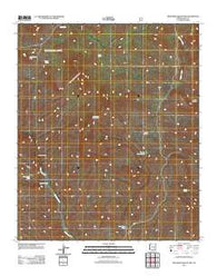Sevenmile Mountains Arizona Historical topographic map, 1:24000 scale, 7.5 X 7.5 Minute, Year 2011