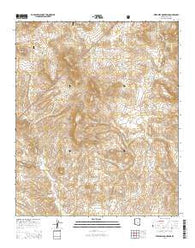 Sevenmile Mountains Arizona Current topographic map, 1:24000 scale, 7.5 X 7.5 Minute, Year 2014