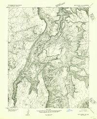Shato Spring 1 NE Arizona Historical topographic map, 1:24000 scale, 7.5 X 7.5 Minute, Year 1952