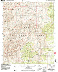 Sheep Basin Mountain Arizona Historical topographic map, 1:24000 scale, 7.5 X 7.5 Minute, Year 2004