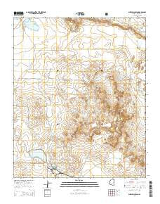 Sheepskin Wash Arizona Current topographic map, 1:24000 scale, 7.5 X 7.5 Minute, Year 2014