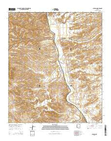 Sheldon Arizona Current topographic map, 1:24000 scale, 7.5 X 7.5 Minute, Year 2014