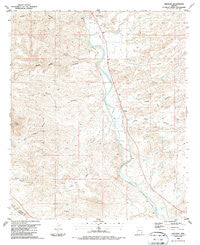 Sheldon Arizona Historical topographic map, 1:24000 scale, 7.5 X 7.5 Minute, Year 1986