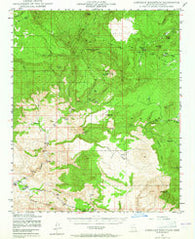 Sheridan Mountain Arizona Historical topographic map, 1:62500 scale, 15 X 15 Minute, Year 1947