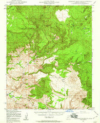 Sheridan Mountain Arizona Historical topographic map, 1:62500 scale, 15 X 15 Minute, Year 1947