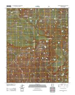 Sheridan Mountain Arizona Historical topographic map, 1:24000 scale, 7.5 X 7.5 Minute, Year 2012