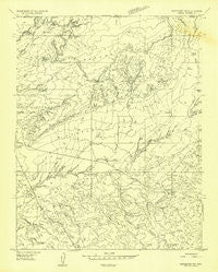 Shinarump NW Arizona Historical topographic map, 1:24000 scale, 7.5 X 7.5 Minute, Year 1954