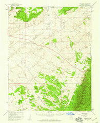 Shinarump Arizona Historical topographic map, 1:62500 scale, 15 X 15 Minute, Year 1957