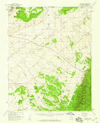 Shinarump Arizona Historical topographic map, 1:62500 scale, 15 X 15 Minute, Year 1957