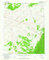 Shinarump Arizona Historical topographic map, 1:62500 scale, 15 X 15 Minute, Year 1957
