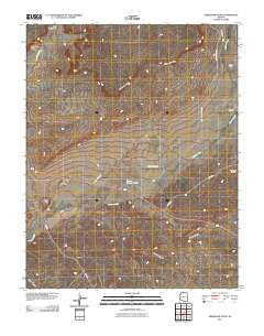 Shinarump Point Arizona Historical topographic map, 1:24000 scale, 7.5 X 7.5 Minute, Year 2011