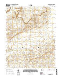 Shinarump Point Arizona Current topographic map, 1:24000 scale, 7.5 X 7.5 Minute, Year 2014
