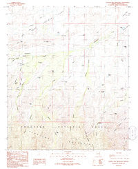 Shingle Mill Mountain Arizona Historical topographic map, 1:24000 scale, 7.5 X 7.5 Minute, Year 1985