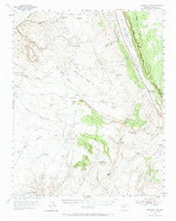Shinumo Altar Arizona Historical topographic map, 1:62500 scale, 15 X 15 Minute, Year 1954