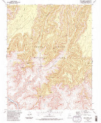 Shiva Temple Arizona Historical topographic map, 1:24000 scale, 7.5 X 7.5 Minute, Year 1988