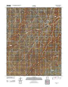 Shonto Arizona Historical topographic map, 1:24000 scale, 7.5 X 7.5 Minute, Year 2011