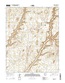 Shonto Arizona Current topographic map, 1:24000 scale, 7.5 X 7.5 Minute, Year 2014