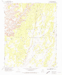 Shonto NW Arizona Historical topographic map, 1:24000 scale, 7.5 X 7.5 Minute, Year 1970