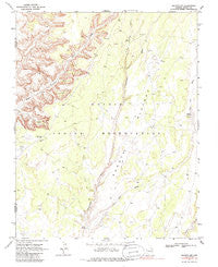 Shonto NW Arizona Historical topographic map, 1:24000 scale, 7.5 X 7.5 Minute, Year 1970