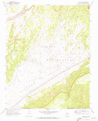 Shonto SE Arizona Historical topographic map, 1:24000 scale, 7.5 X 7.5 Minute, Year 1970