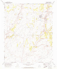 Shonto Arizona Historical topographic map, 1:24000 scale, 7.5 X 7.5 Minute, Year 1970