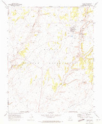 Shonto Arizona Historical topographic map, 1:24000 scale, 7.5 X 7.5 Minute, Year 1970