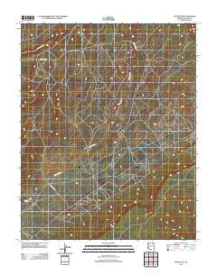Shonto SE Arizona Historical topographic map, 1:24000 scale, 7.5 X 7.5 Minute, Year 2011