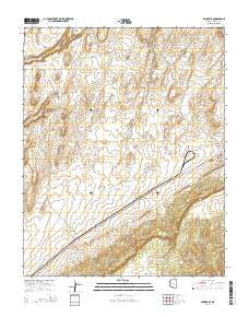 Shonto SE Arizona Current topographic map, 1:24000 scale, 7.5 X 7.5 Minute, Year 2014