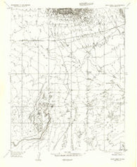 Short Creek SE Arizona Historical topographic map, 1:24000 scale, 7.5 X 7.5 Minute, Year 1954