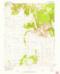 Short Creek Arizona Historical topographic map, 1:62500 scale, 15 X 15 Minute, Year 1954