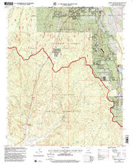 Show Low South Arizona Historical topographic map, 1:24000 scale, 7.5 X 7.5 Minute, Year 1998