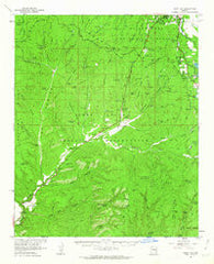 Show Low Arizona Historical topographic map, 1:62500 scale, 15 X 15 Minute, Year 1961