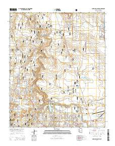 Show Low North Arizona Current topographic map, 1:24000 scale, 7.5 X 7.5 Minute, Year 2014